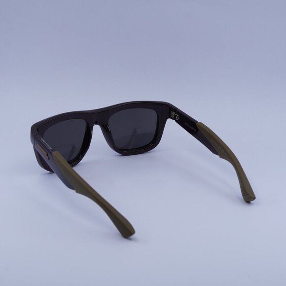 Bottega Veneta BV1233S 003 Sunglasses Brown Square Frame, Grey Lenses - Picture 9 of 10